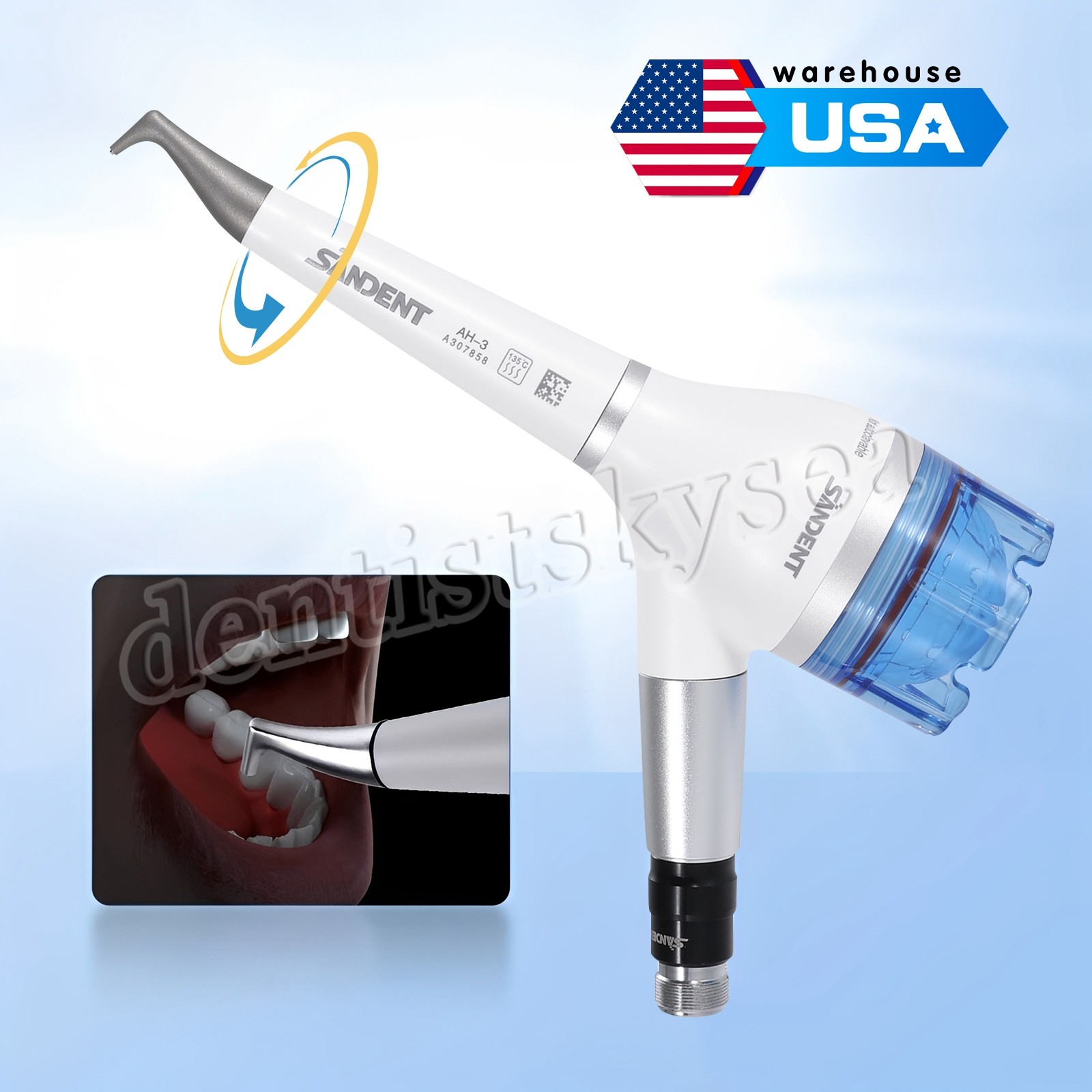 SANDENT Prophy Air Flow Prophy Handpiece Teeth Polishing 4Hole/2Hole