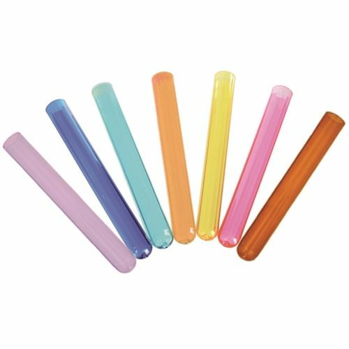 64A19 Amber Tubes 12x75mm Test Tubes, PP Plastic, Round Btm, 5ml Vol, USA Made