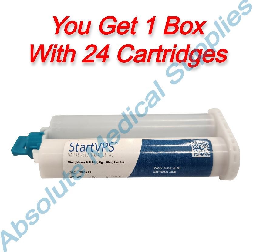 *24-Pack* Danville StartVPS Impression Material Fast Set 50mL Cartridge 80006-01