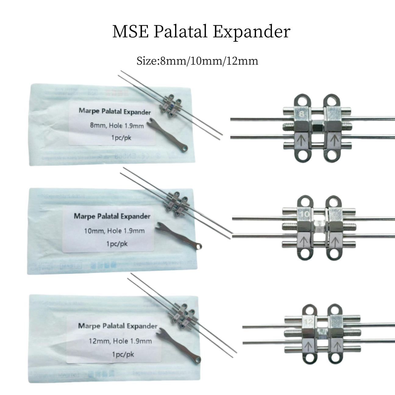 MSE Dental Expansion Screw Facial Rapid Split Maxillary Skeletal Expander Kit