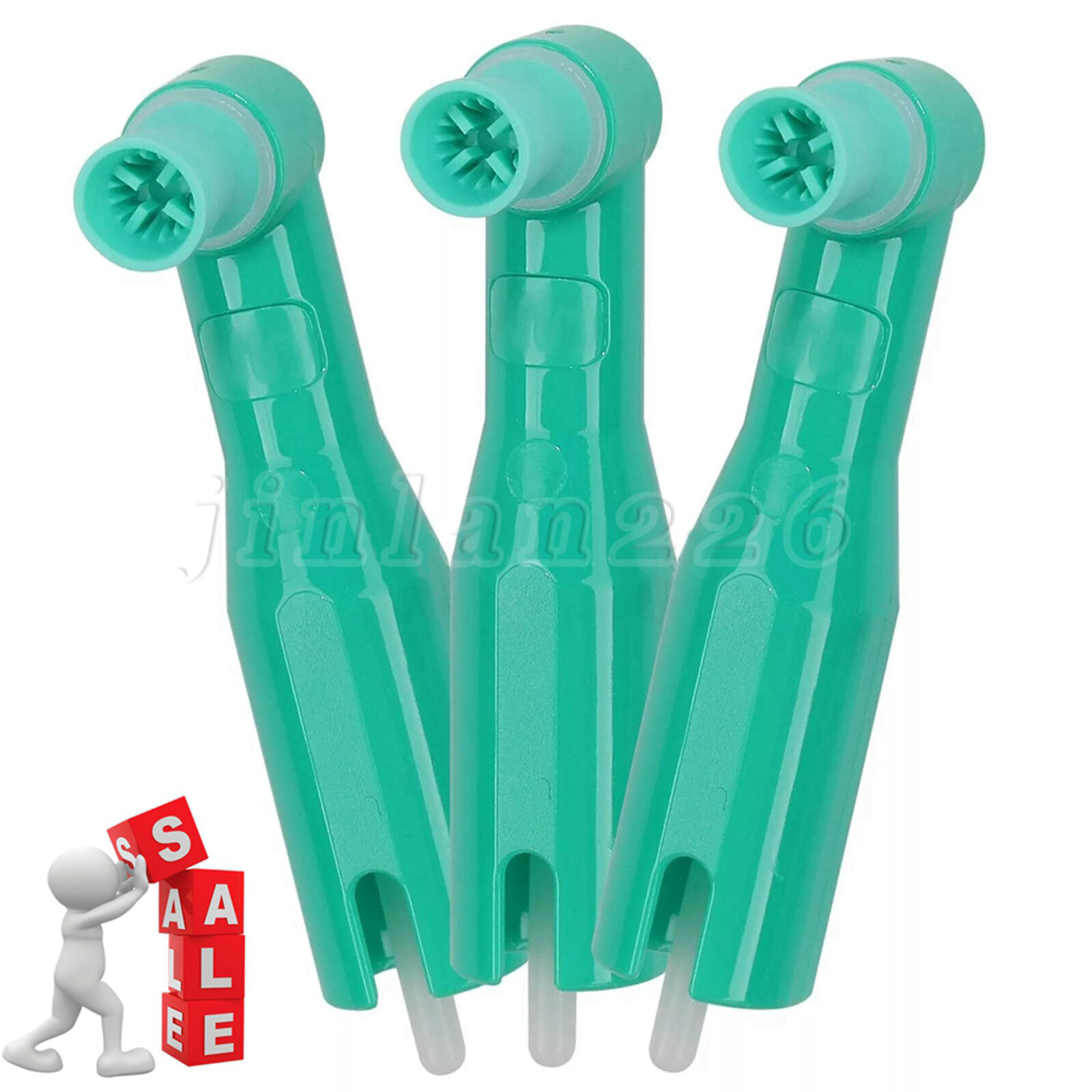 100pcs Dental Disposable Prophy Angles Soft Cup Latex Free Right Angle 90° angle
