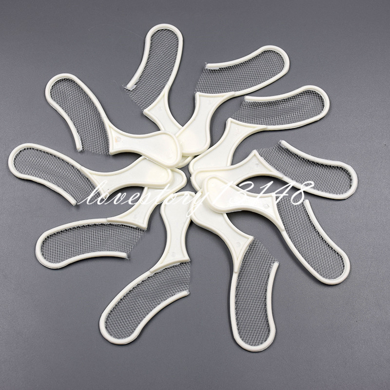 50 Pcs Dental Sideless Bite Registration Disposable Impression Triple Trays Tray