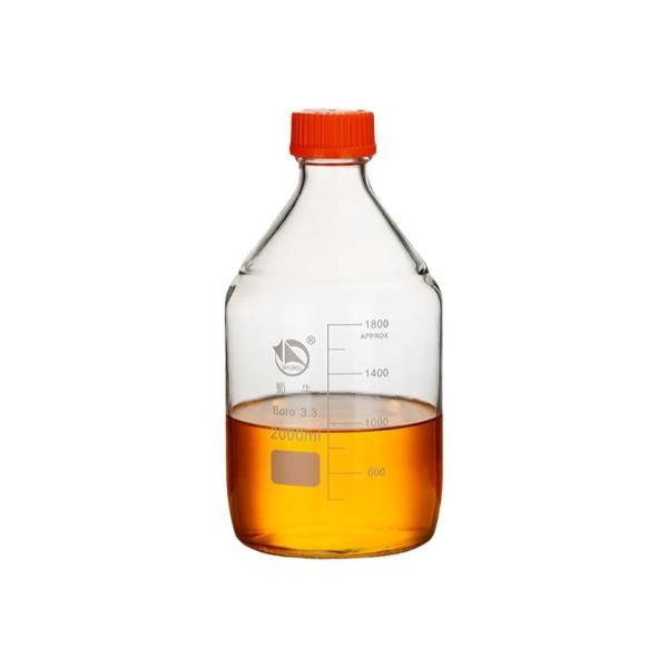 Laboratory Sample Bottle 100ml-5000ml Amber Borosilicate GL45 Cap Glassware