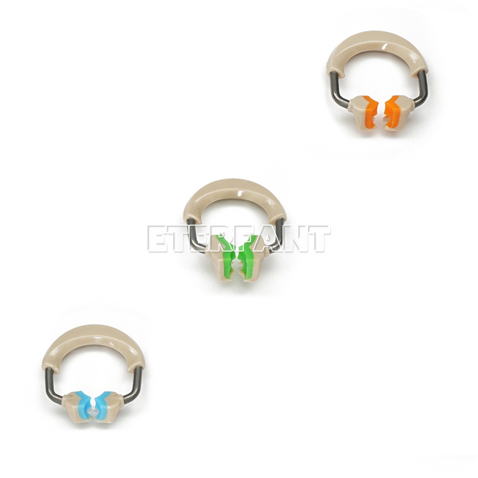 Dental 3D Separator Matrix Bands Rings Titanium Matrices Clip Clamp Fit Garrison