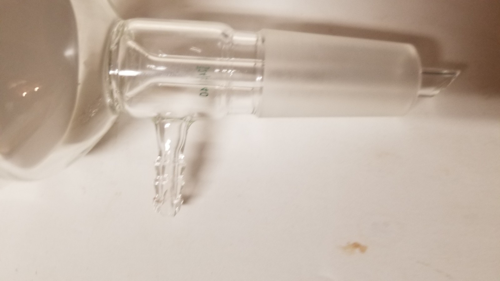 150mL Buchner Filter Funnel 24/40 Inner Joint Fine Frit Chemglass CG-1406-12