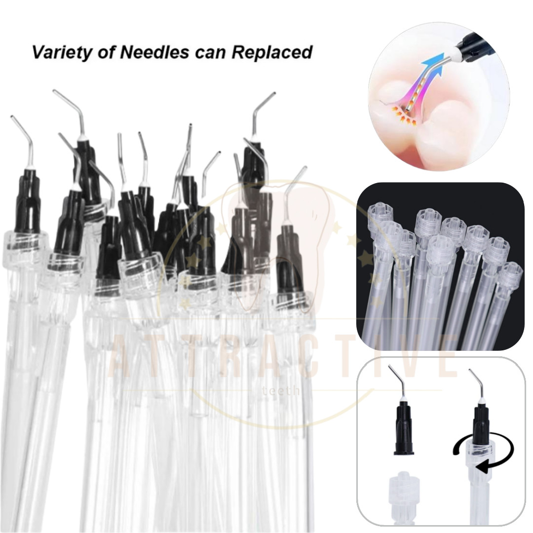 Dental Disposable Saliva Ejector Aspirator Suction Pre-bent Irrigation Tips