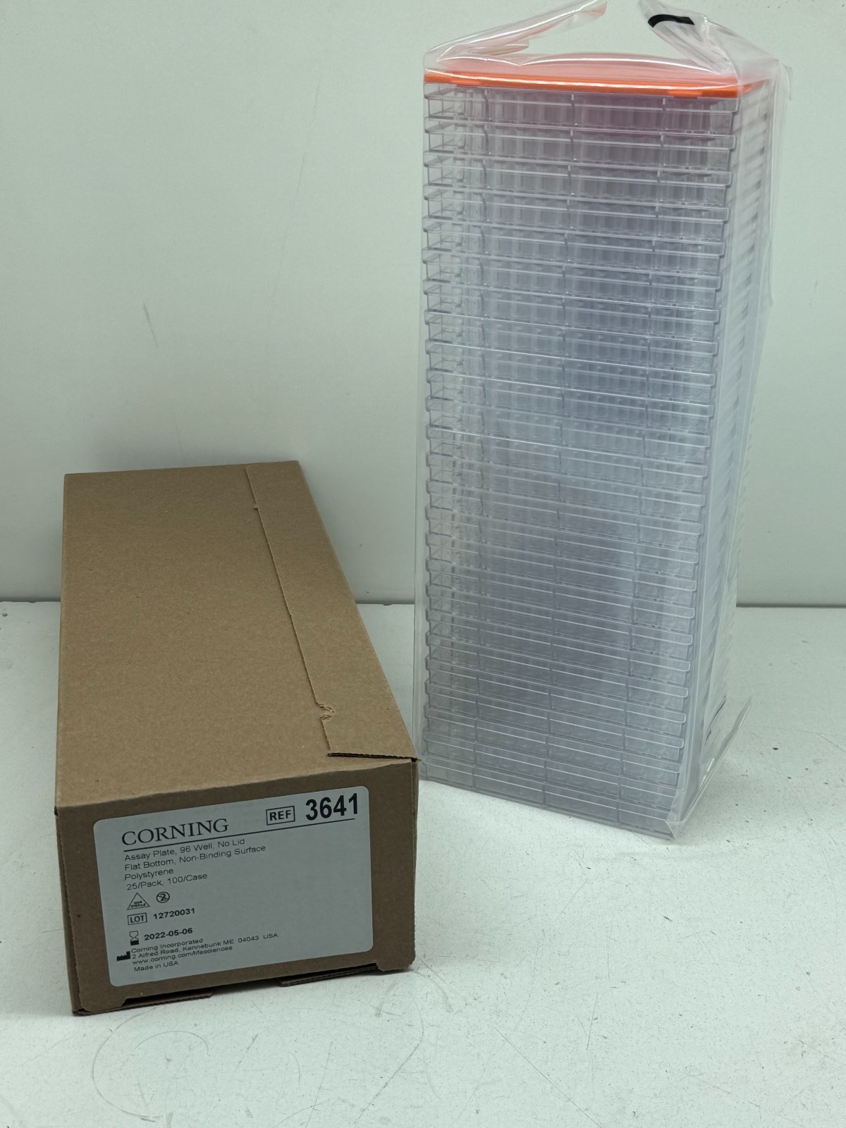(25-Pack) Corning 3641 Flat Bottom NBS Microplate Assay Plate ~EXPIRED~