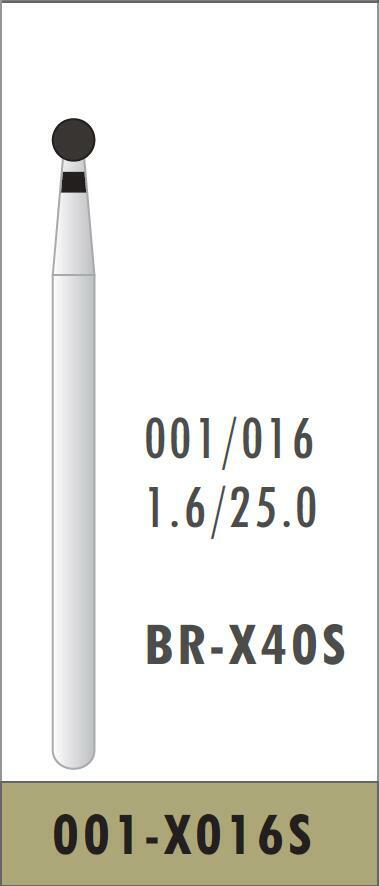Diamond bur Round FGXL Surgical 25mm 001-X016S Super coarse Grit BR-X40S bomaoer