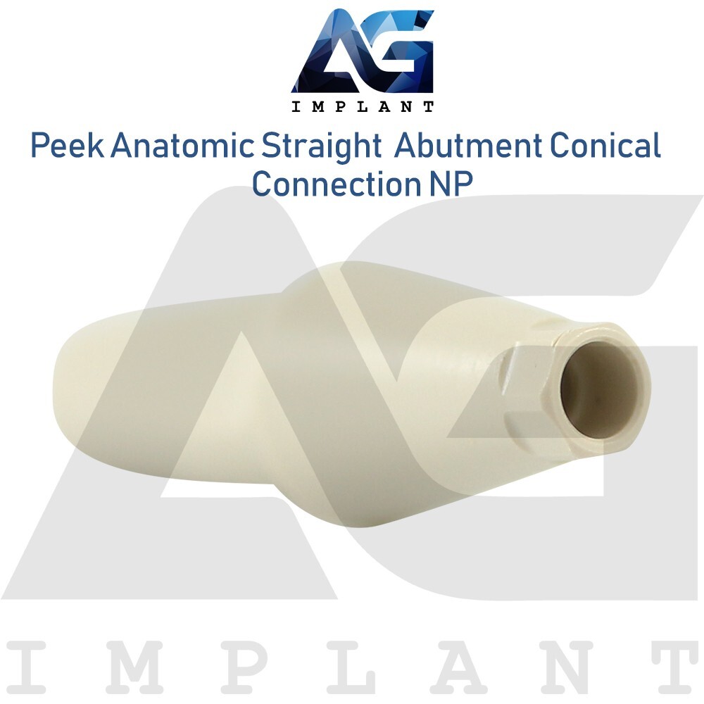5 Peek Temporary Anatomic Straight Prosthetic System NP Conical Connection