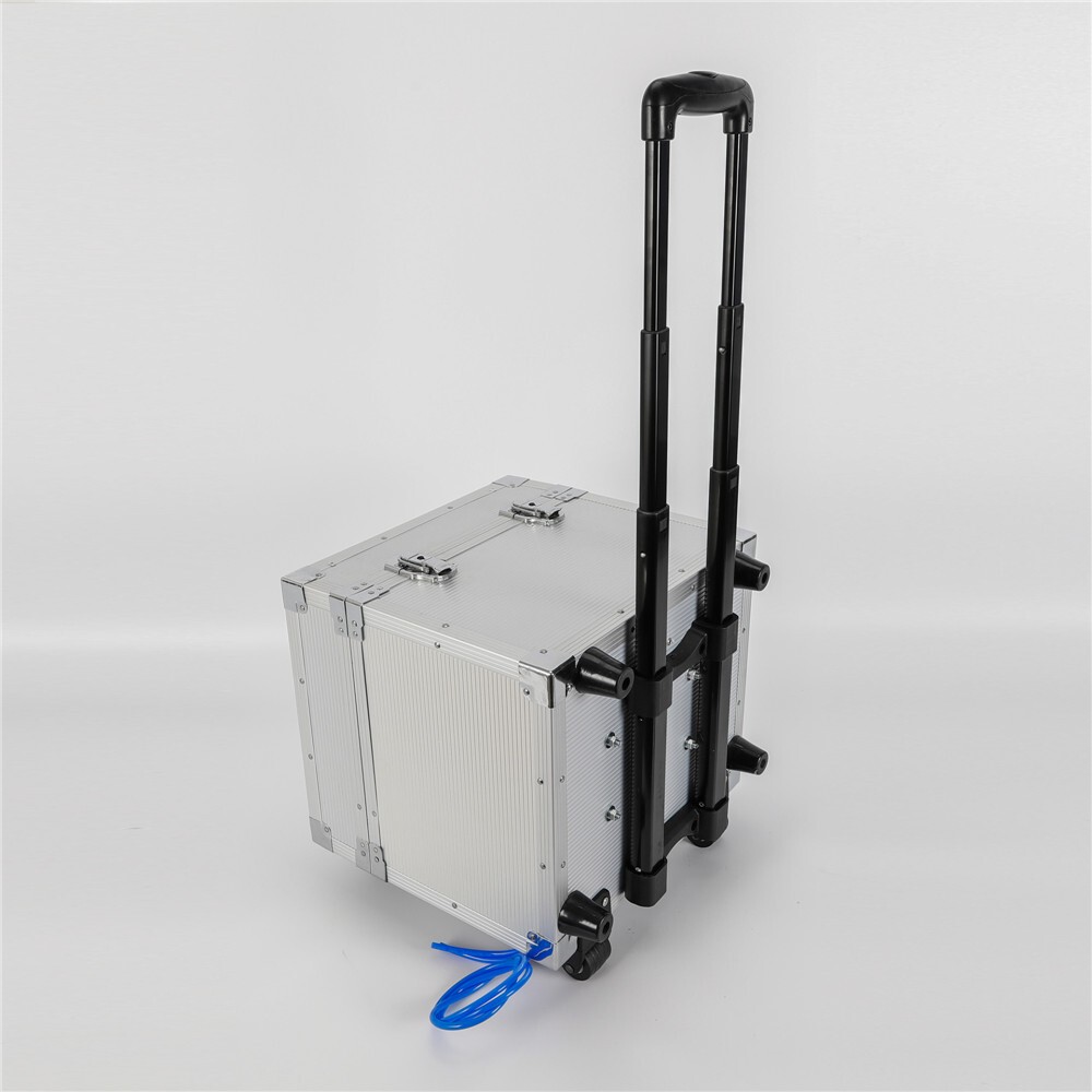Portable Dental Delivery Unit: Rolling Box with 4 Holes Air Compressor Suction