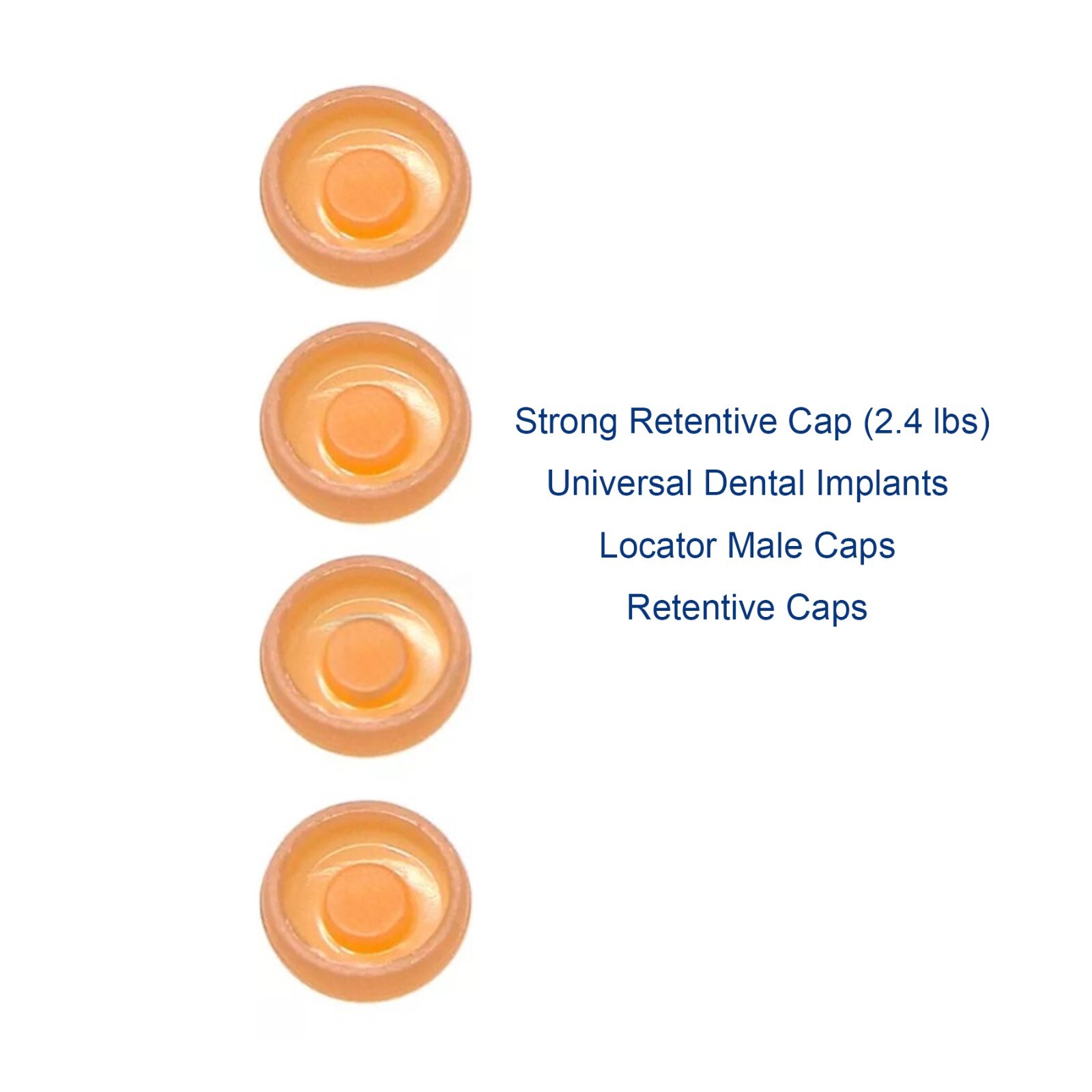 US Overdenture Locator Tapered Abutment for Hiossen Nobel Zimmer Retention Caps