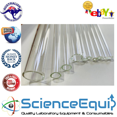 Fused Quartz Tubing 1mm Thick Wall Tubing OD 10mm X250mm – ID 8mm – 1Pcs