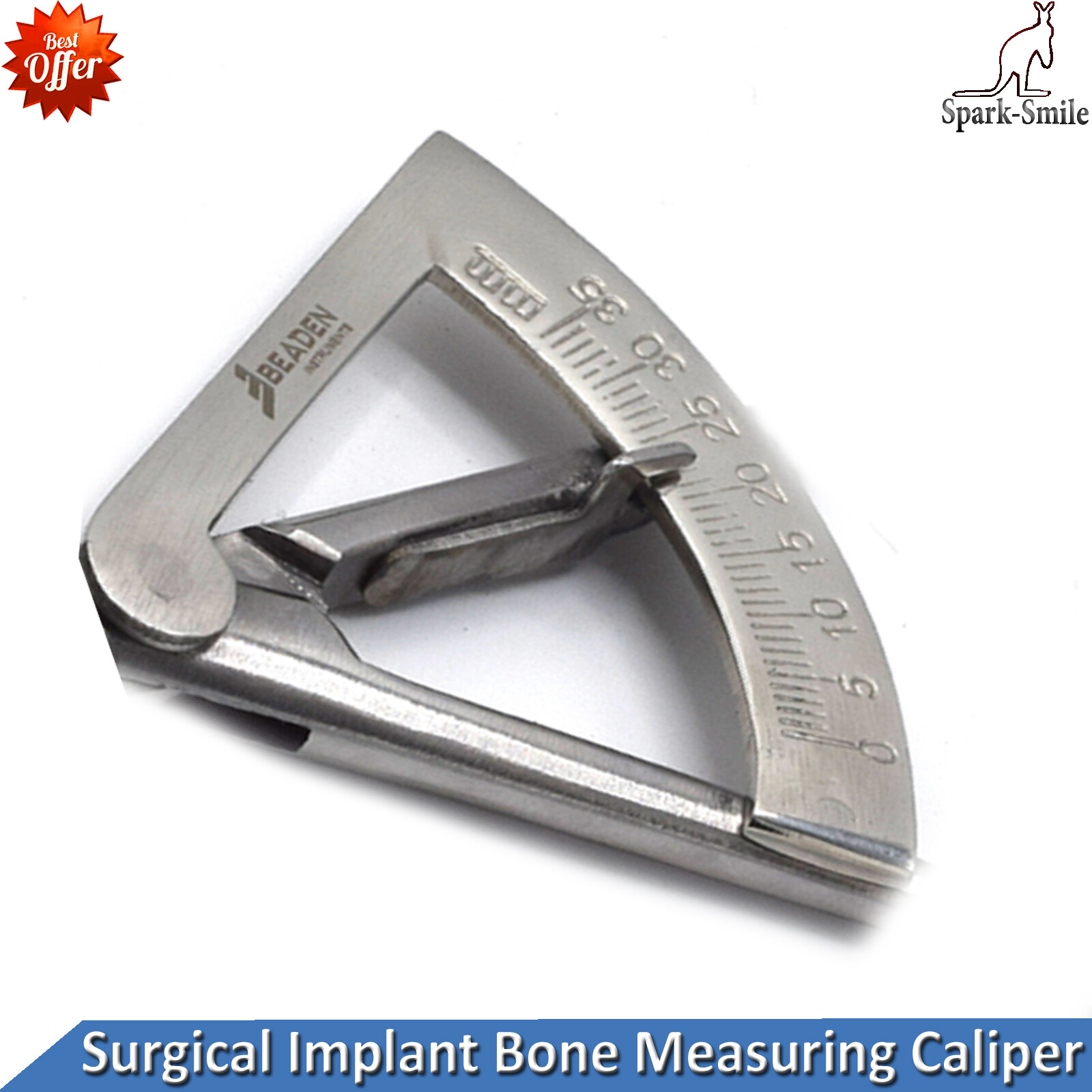 Bone Ridge Measuring Caliper Bone Thickness Surgical Implant Instruments Beaden®
