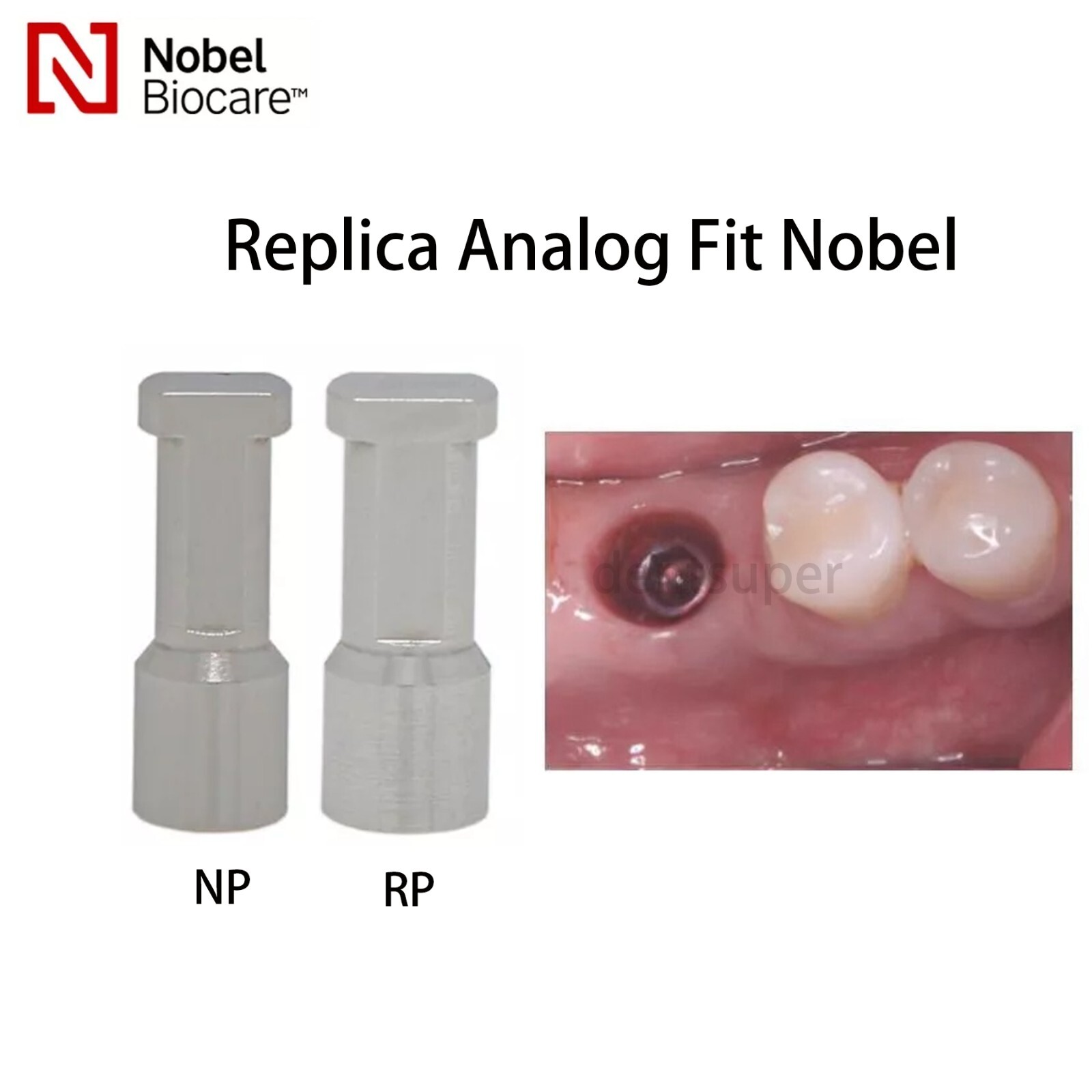 Dental Scan Body 3D Implant Analog for Nobel Straumann Osstem CAD/CAM Impression