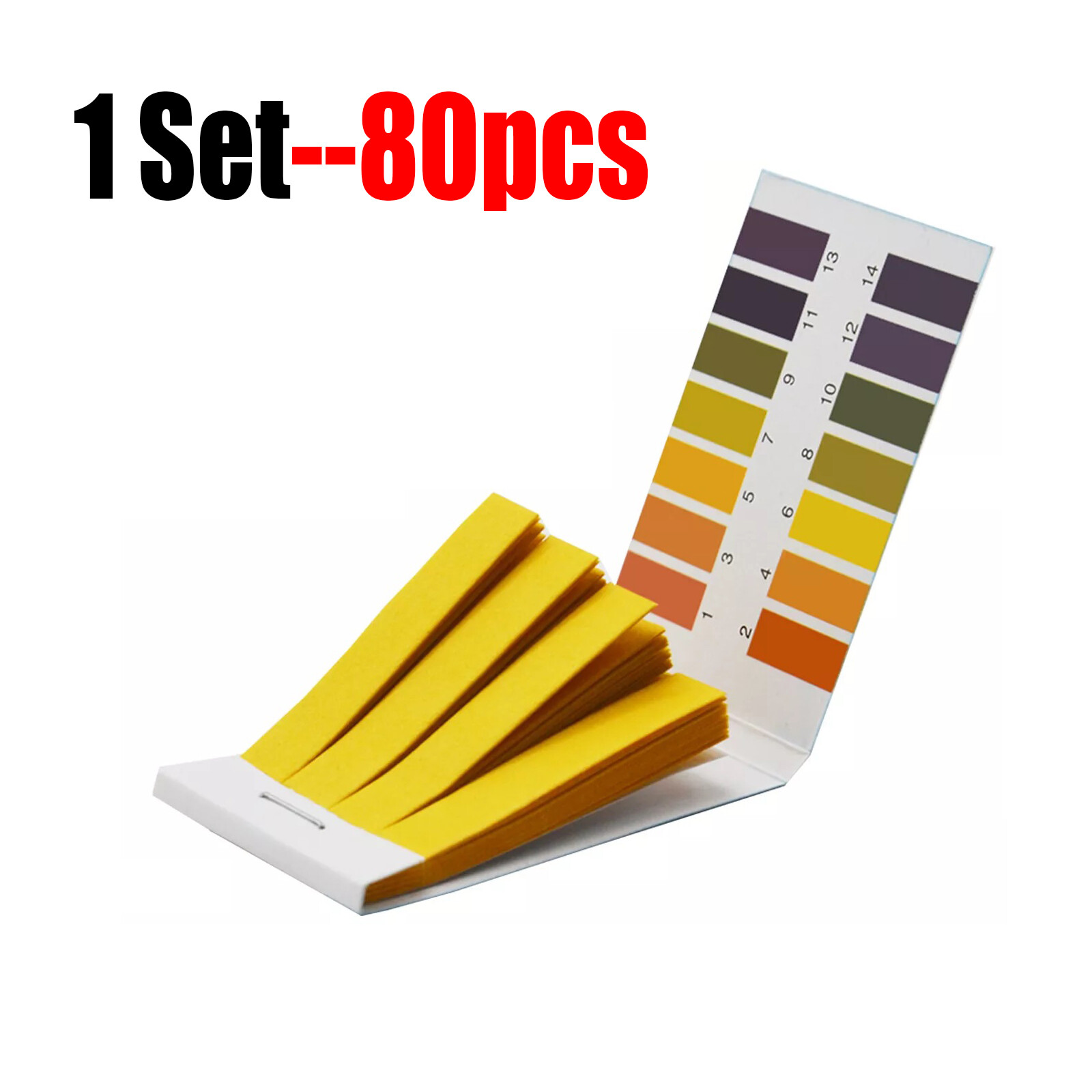 800X pH Indicator Test Strips 1-14 Laboratory Paper Litmus Tester Urine Saliva