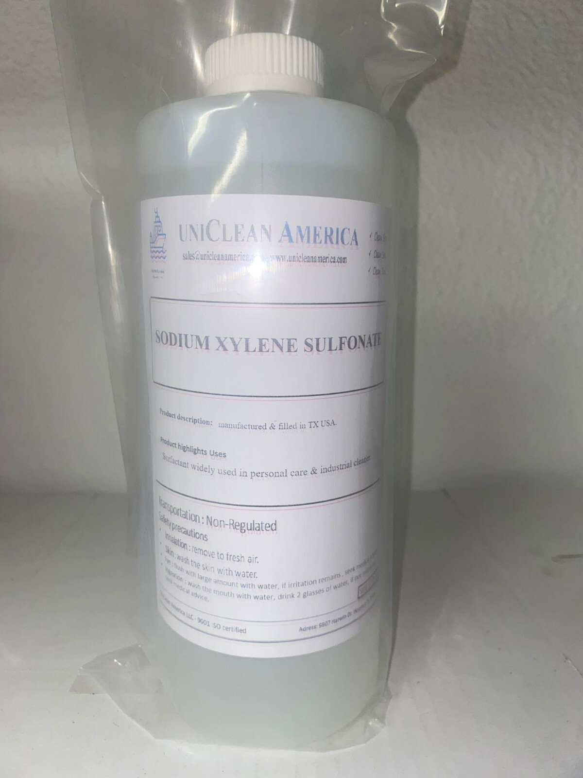 sodium xyln sulfonate surfactant – SXS – High Purity – Made in USA