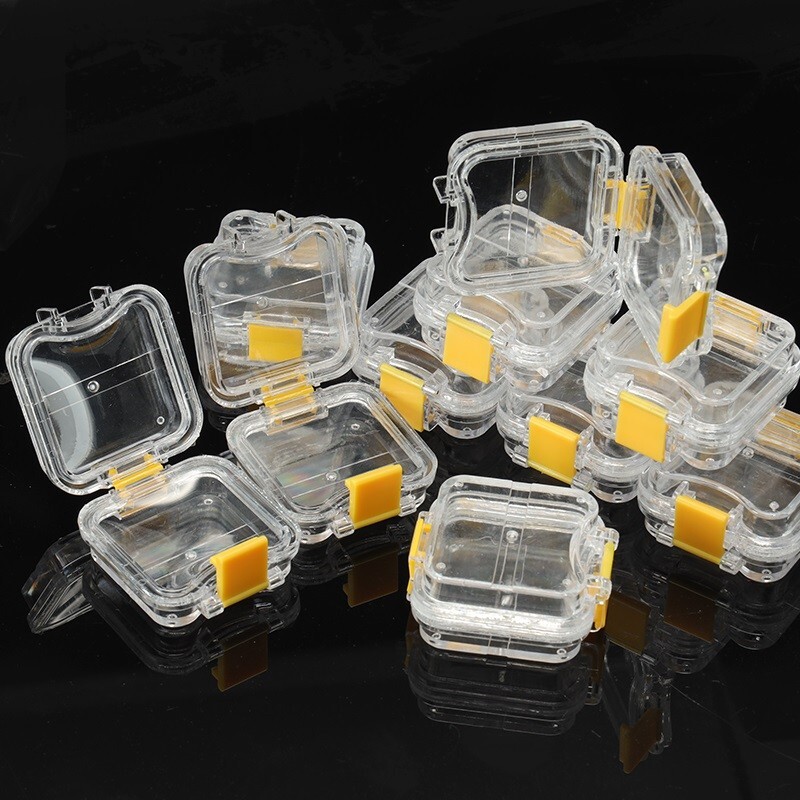 20Pcs Denture False Teeth Membrane Case Container Hinged Display Box Jewelry USA