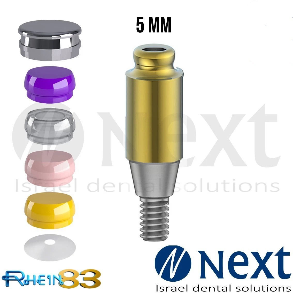 OT Equator abutment 5 mm attachment Hiossen Regular Set RHEIN83 Italy