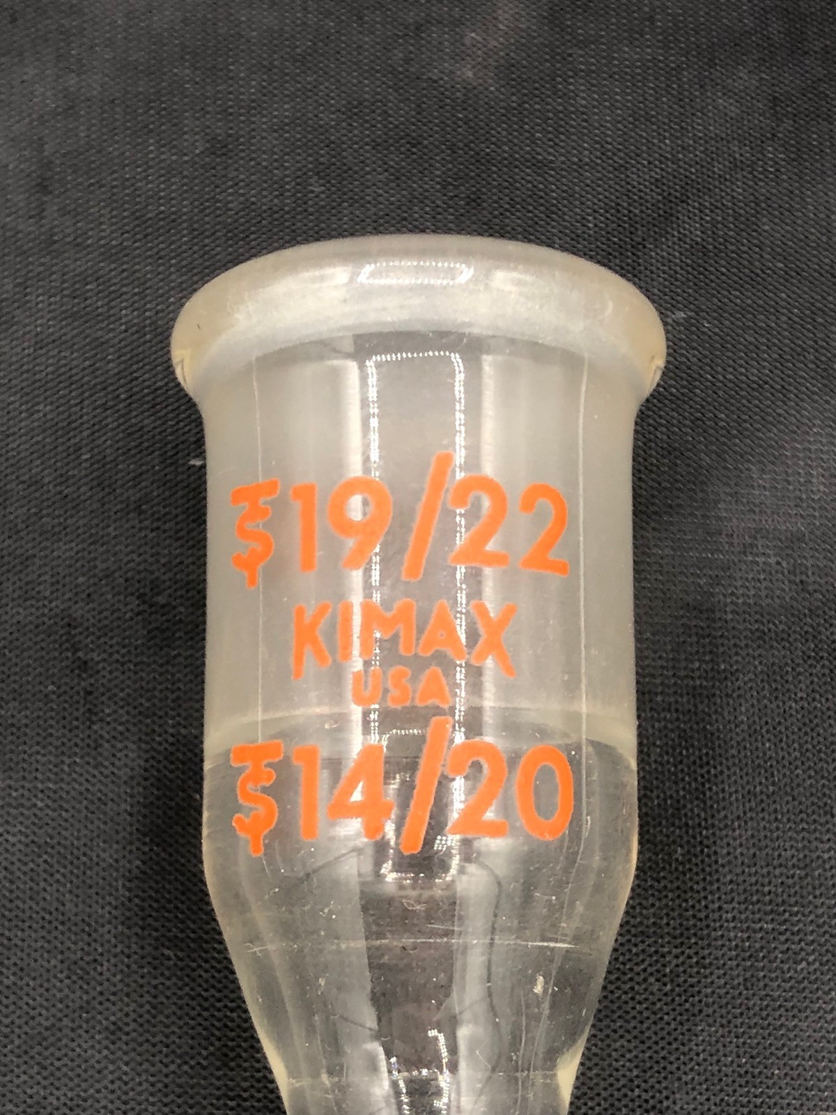 KIMAX 19/22 Outer 14/20 Inner Enlarging Connector Adapter 274750-0253 (1/cs)