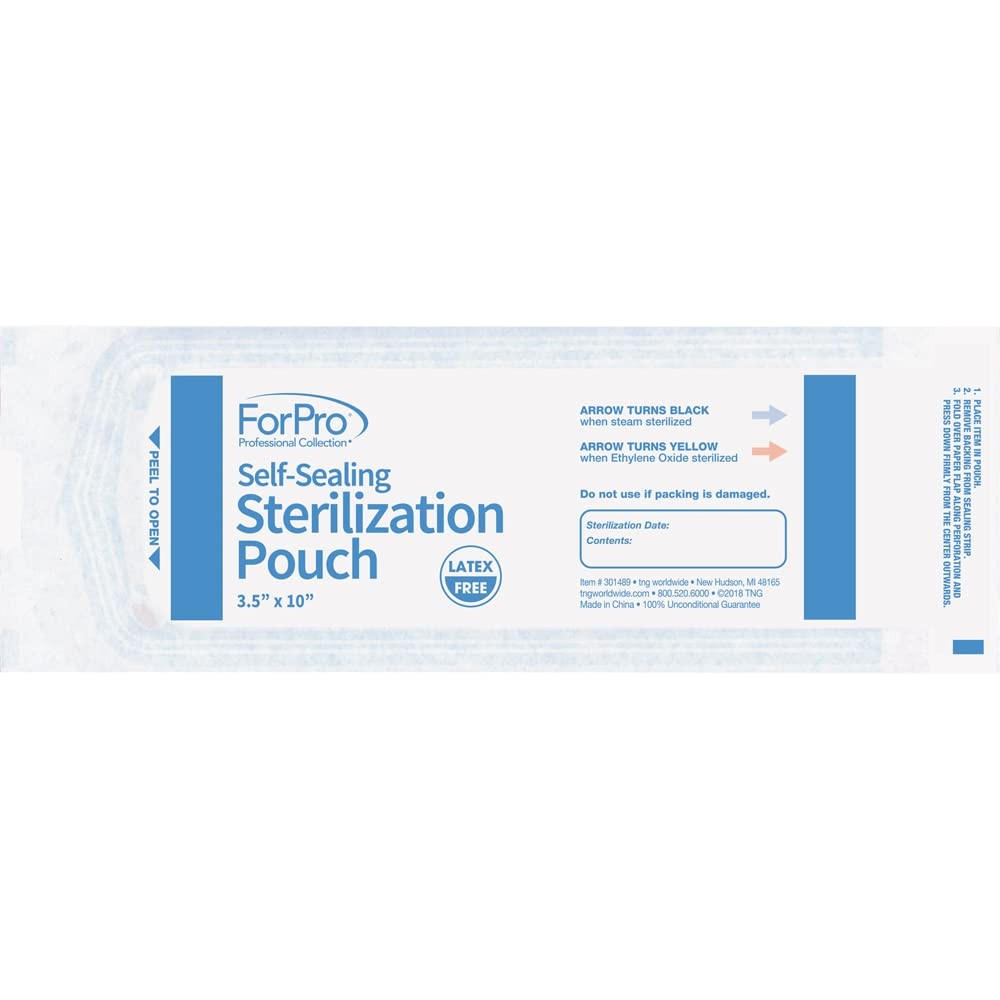ForPro Professional Collection Self-Sealing 200-Count (Pack of 1), White