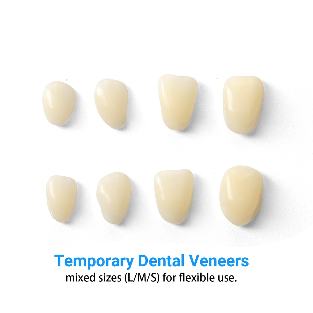 Dental Temporary Porcelain Crown /Teeth Veneers Thin Whitening Resin Anterior