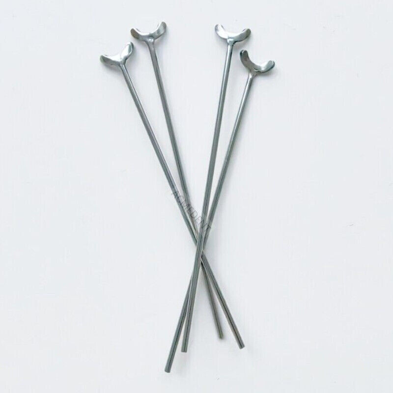 Dental Y-Type Scheu Style Ball Retainer J Clasp Oblique Clasps Bars 0.9mm 100Pc
