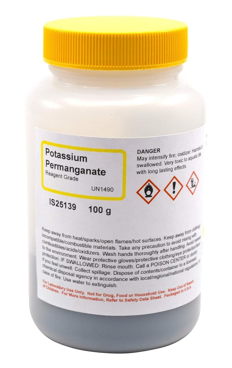 Potassium Permanganate 100g – Reagent Grade – The Curated Chemical Collection