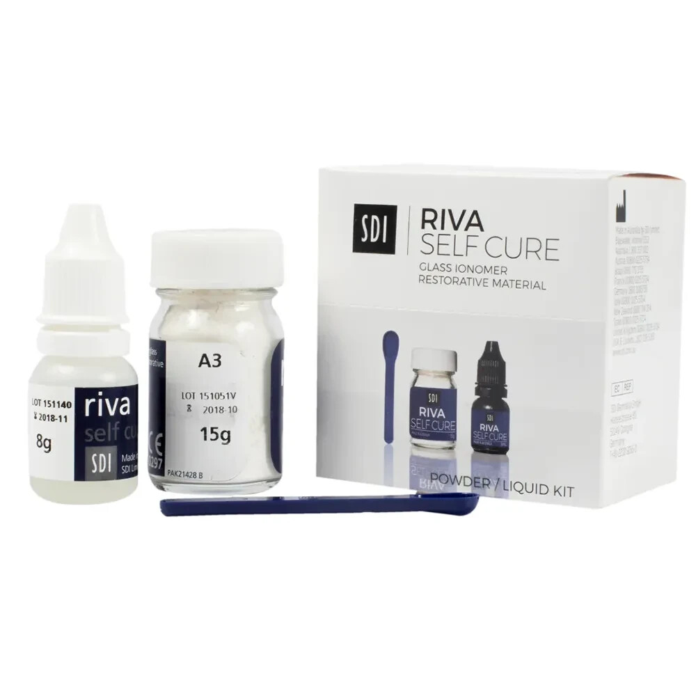 SDI Riva Self Cure GIC Glass Ionomer Cement for Teeth Restoration and Luting