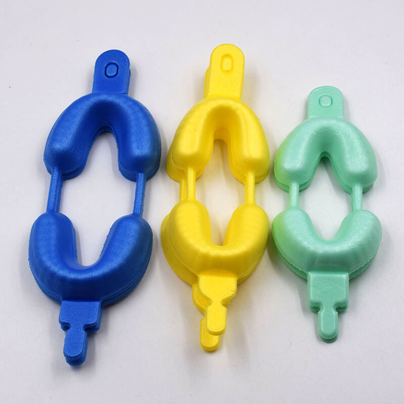 100Pcs/Bag Dental Disposable Dual Arch Trays Gel Foam Fluoride Size S/M/L 3 Size