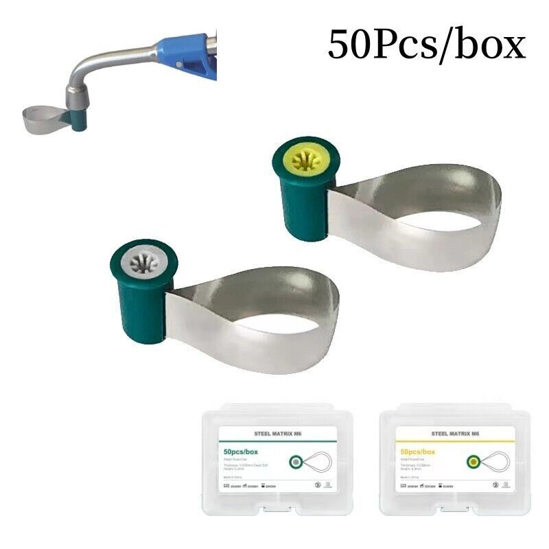 Dental Reel Type Matrix Bands Contoured Matrices Anatomically Shaped 0.03/0.038