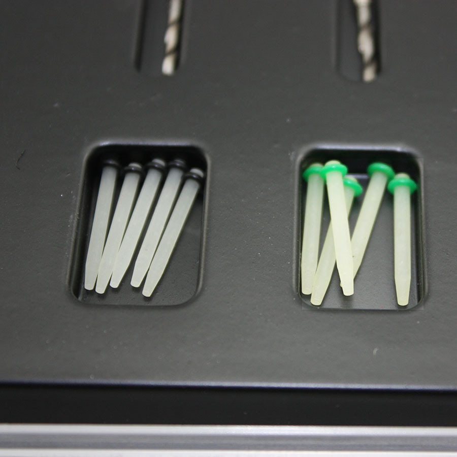 1 Box Dental Fiber Set 20 pcs Fiber Post & 4 Drills Dentist Product