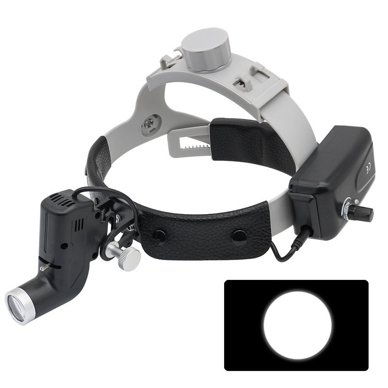 5W LED Dental Medical Headband Head Light Good Light Spot Black US STOCK