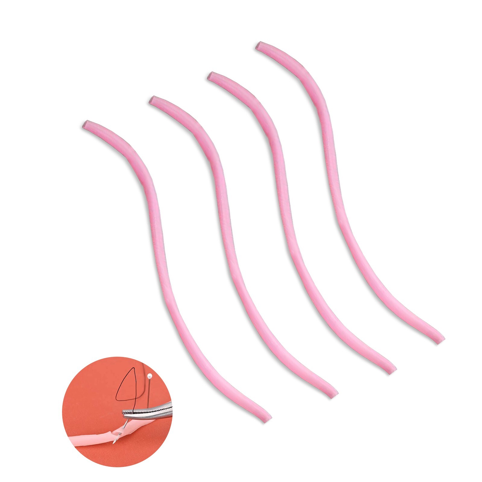 Microvascular Anastomosis Suture Practice Model Multi-Size Vessel Training Kit