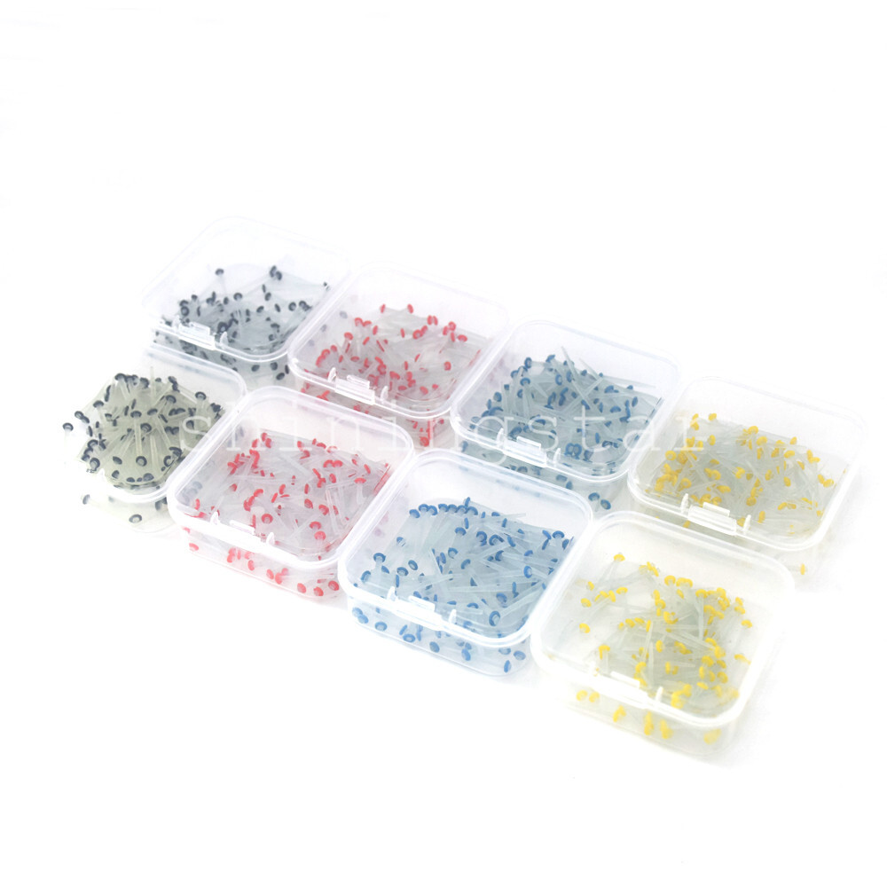 100 Pcs Dental Fiber Post Glass Quartz Teeth Restorative 1.0 1.2 1.4 1.6 1.8