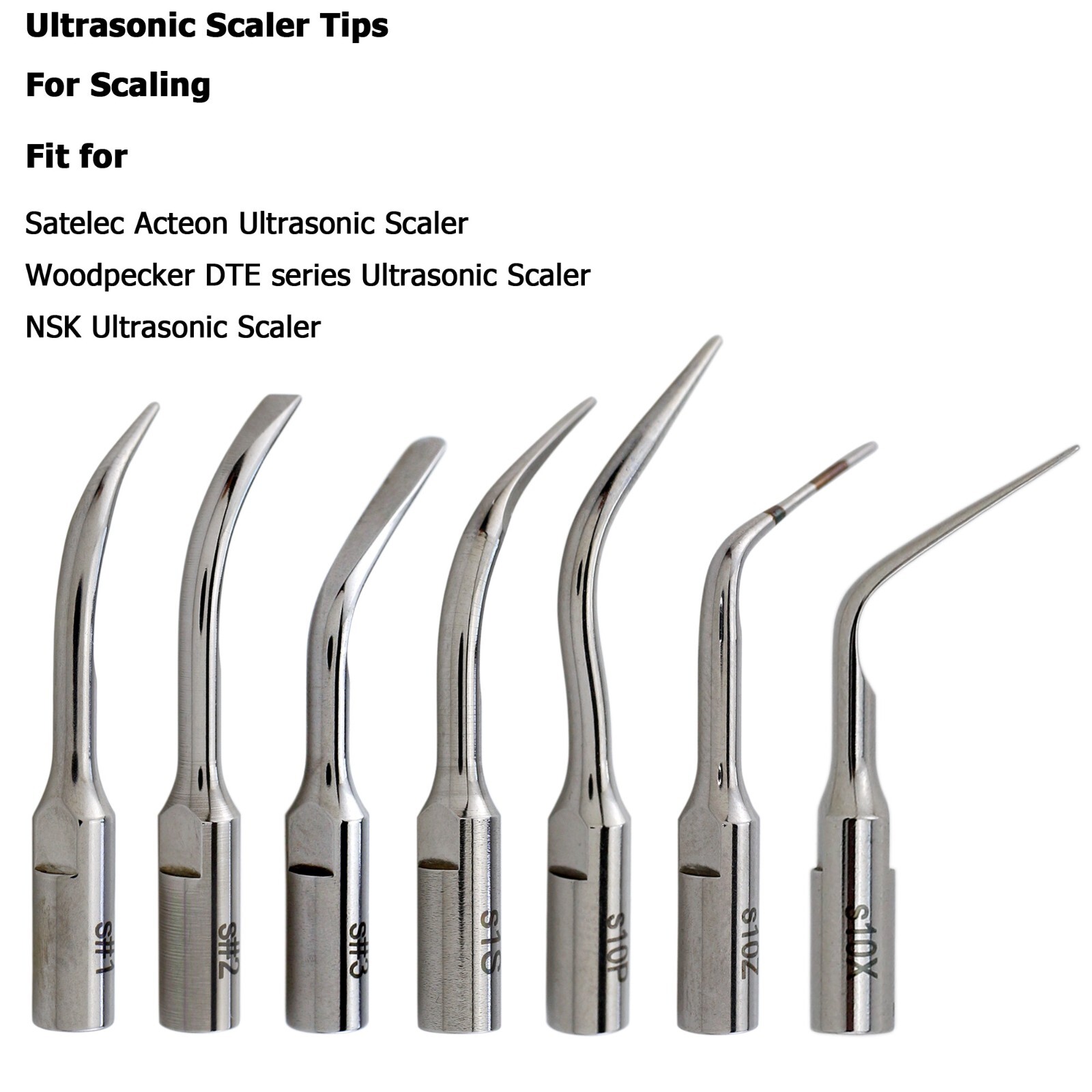 Dental ACTEON Piezotome 2 Cube Ultrasonic Surgery Tips Satelec Piezo Scaler Tips