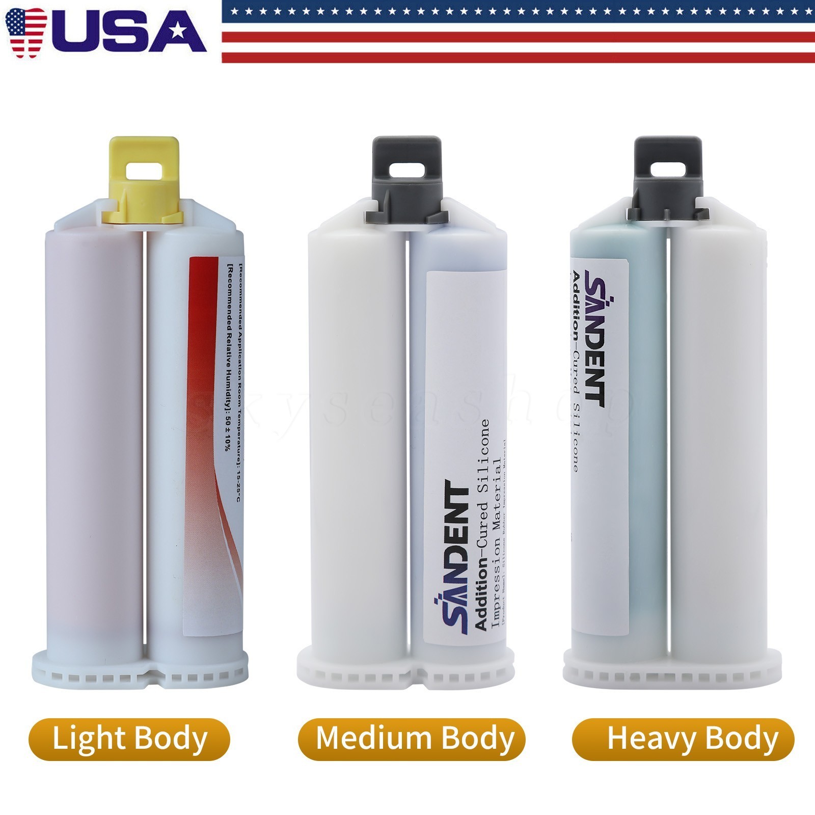 LIGHT MEDIUM HEAVY Body Impression Material Dental VPS FAST SET