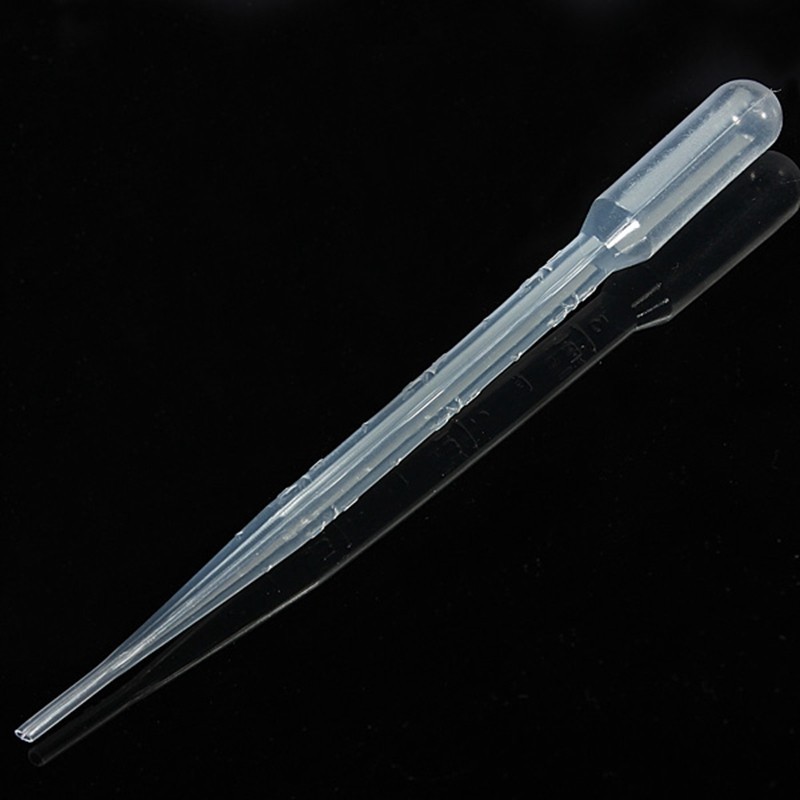 1/2/3/5/10ml Disposable Plastic Eye Dropper Set Transfer Lab Graduated Pipettes