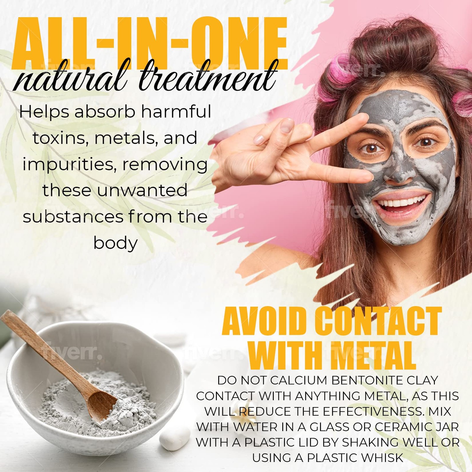 GER GENERAL MERCHANDISE Calcium Bentonite Clay 10 160 Ounce (Pack of 1)