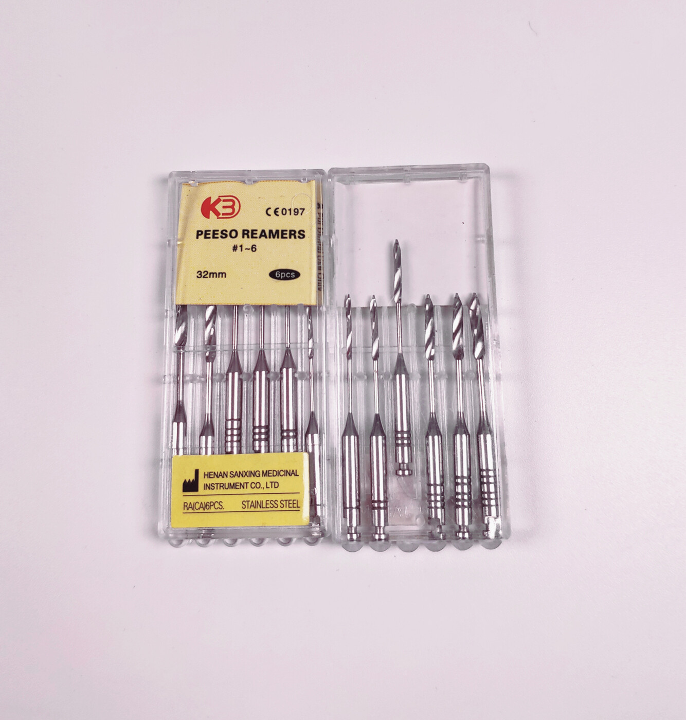 Dental Endodontic Root Canal Burs K3 Rotary GATES Drills 32mm Peeso Reamers 1-6#