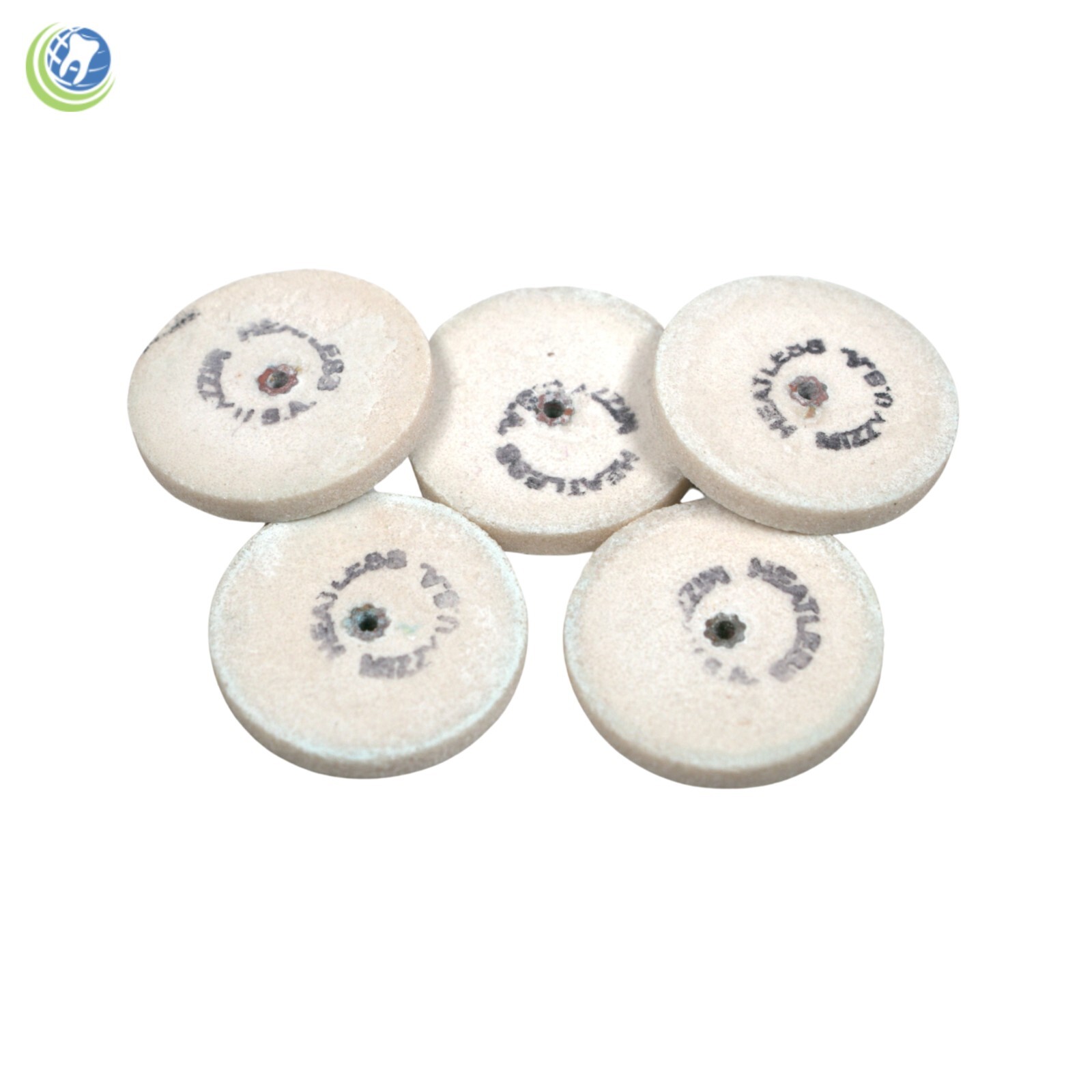 Dental Laboratory Abrasive Heatless Wheels White Aluminous Oxide #2 1/8″ x 1″