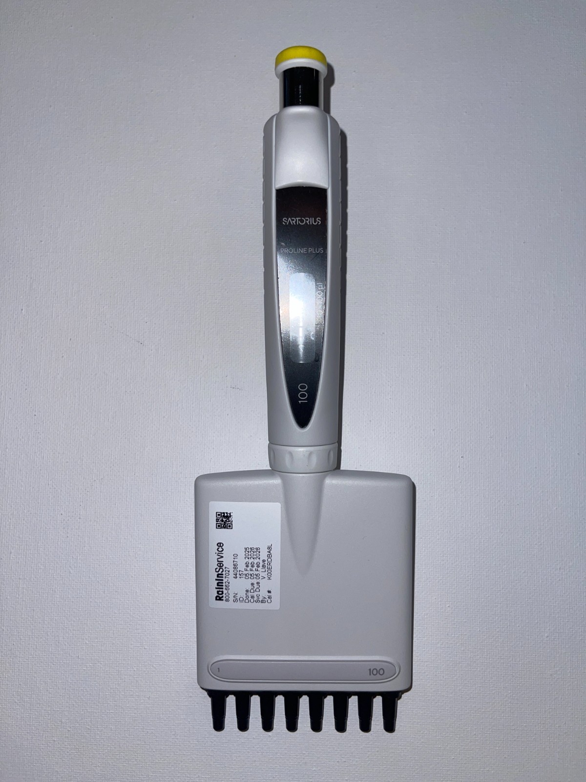Sartorius Proline Plus Mechanical Pipette 8Ch 10-100μL Great Used Condition