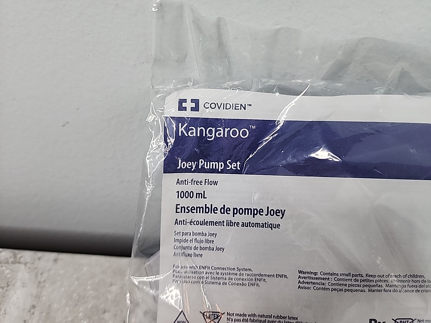 Kangaroo Joey Pump Set Bag ( 1000mL Ref 763656 – Expiration 8/31/2026) Brand New
