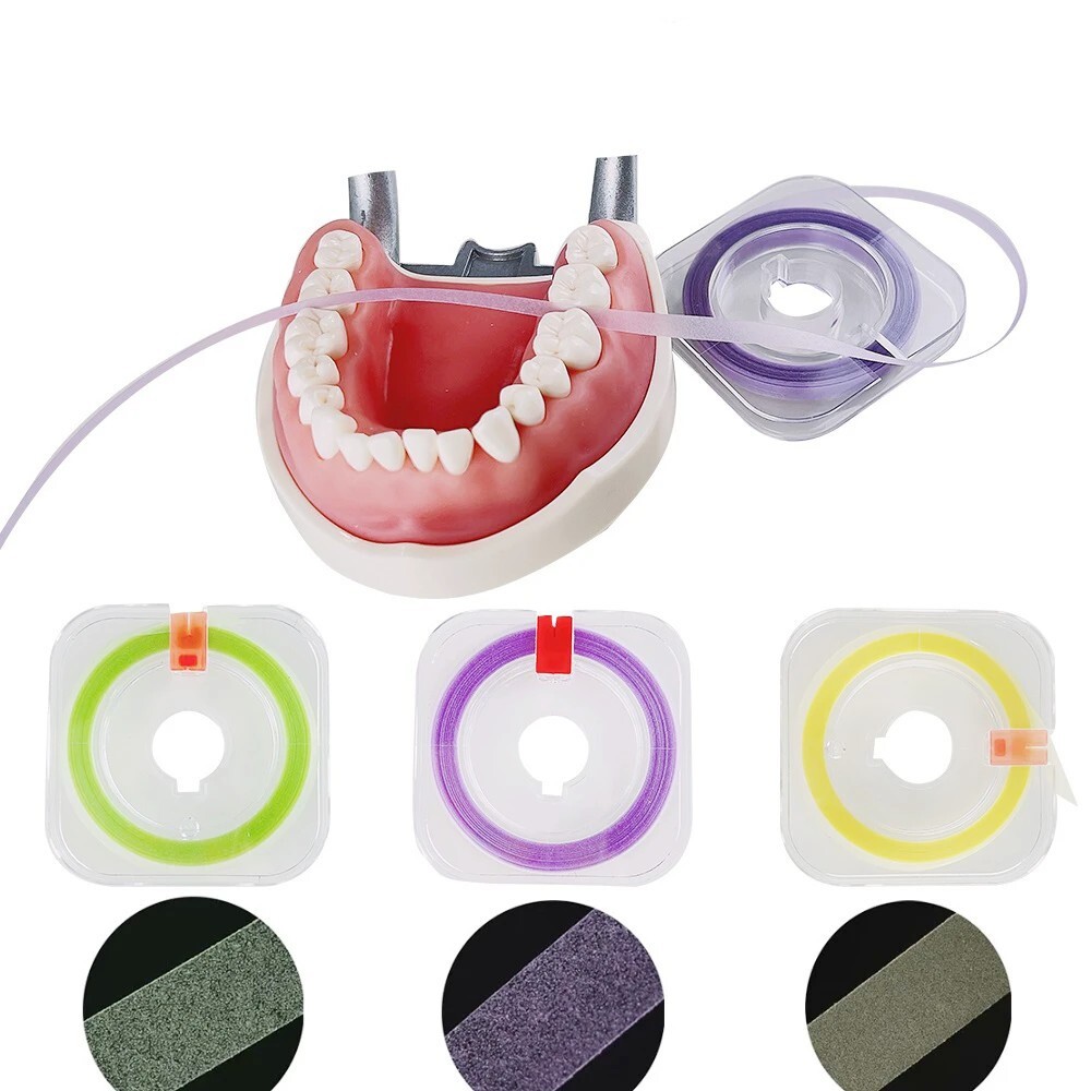 Dental Polishing Strip Teflon Matrix Band Polyester Resin Tooth Grinding Sanding
