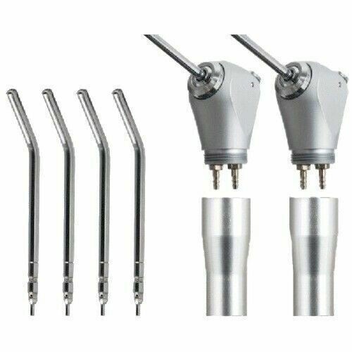 Dental 3-Way Air Water Spray Triple Syringe Handpiece with 2 Nozzles Tips Tubes