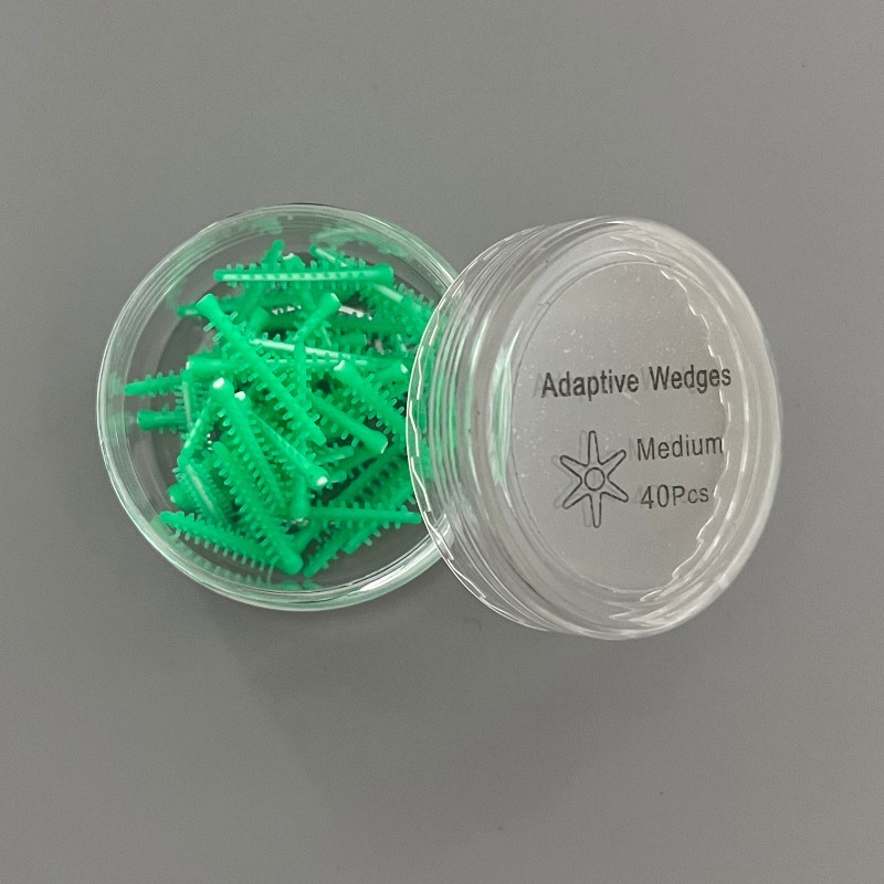 5 Boxes Silicone Dental Adaptive Interdental Wedge Matrice Matrix Elastic Wedges