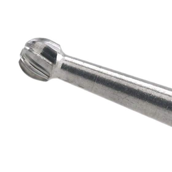 Dental Carbide Burs FG8 Friction Grip Round Tungsten Carbides High Speed 100Burs