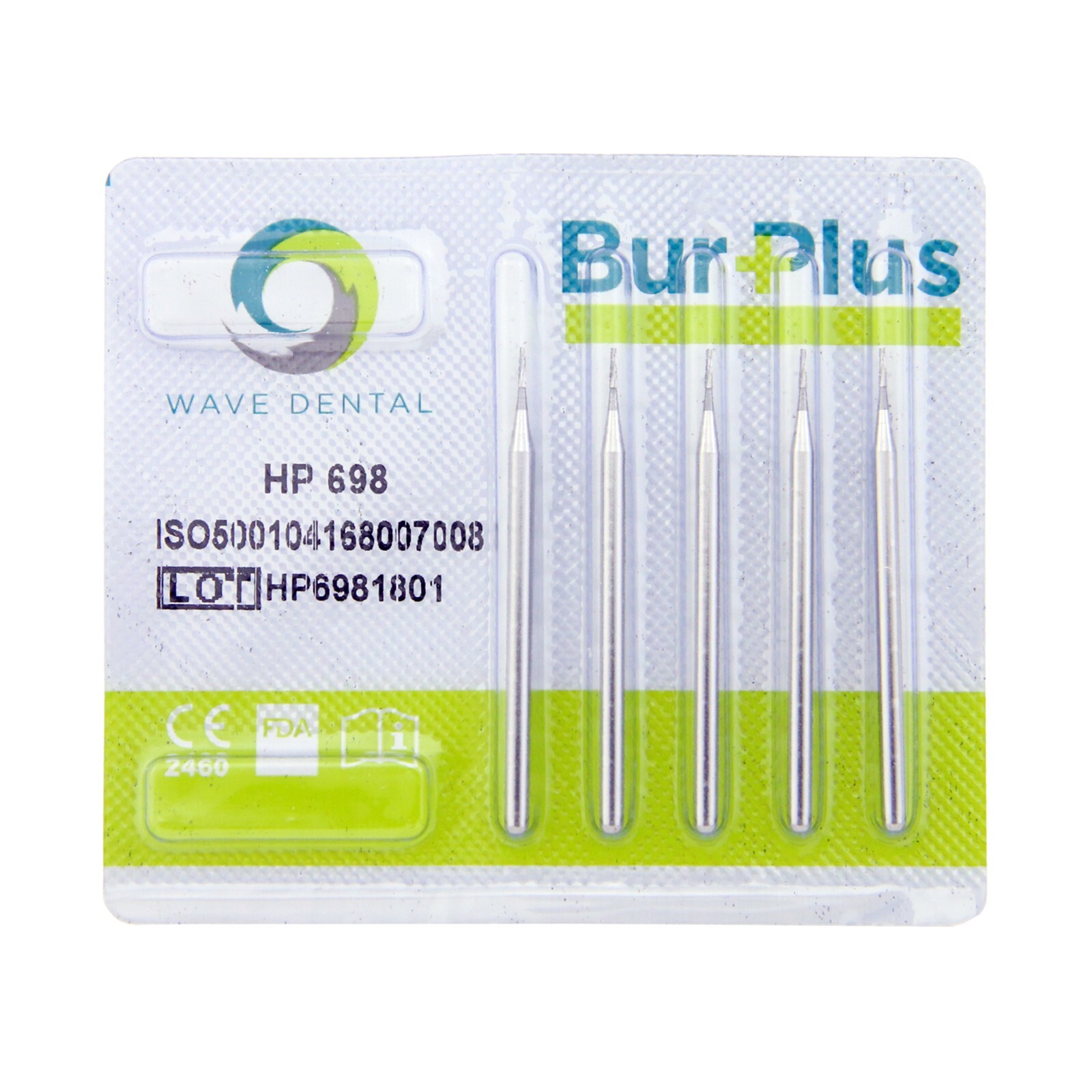WAVE Dental Carbide Burs Surgical Straight Handpiece Bur HP 560 698 703L 44.5mm