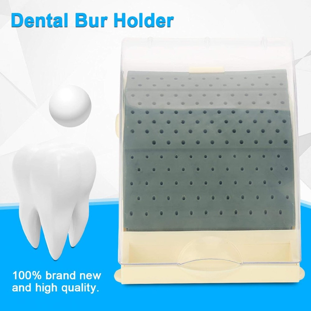 Dental Bur Block / Holder / Station with Pull out Drawer – Holds 142 Burs