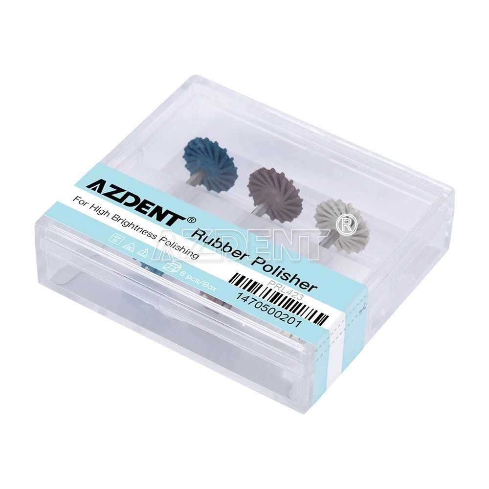 6Pcs Dental Composite Diamond System RA disc 14mm wheel polishing For Handpiece