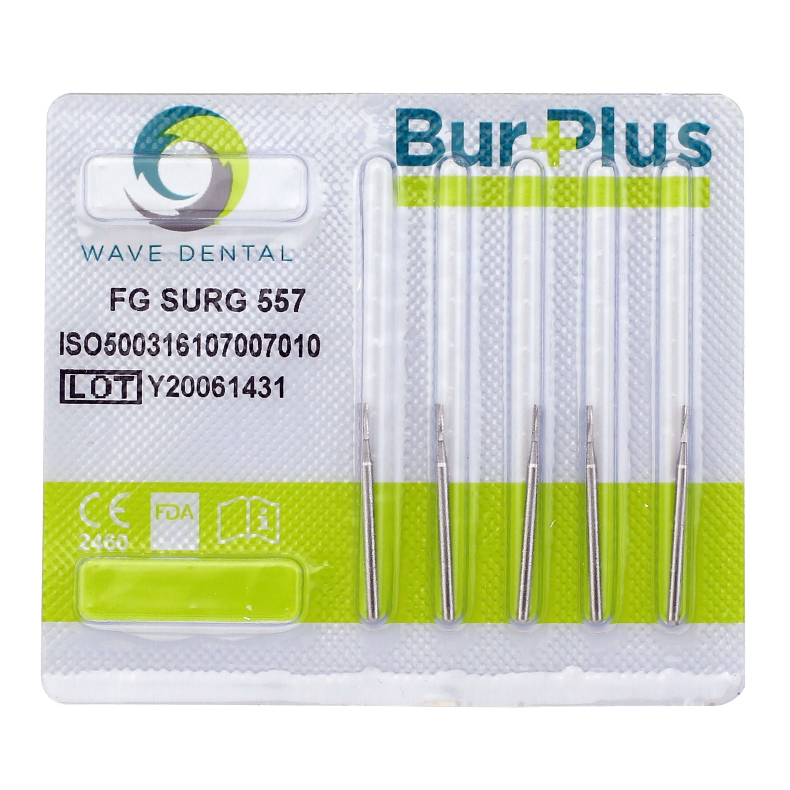 Wave Dental Surgical Carbide Burs FGOS 557 557L 558 High Speed FG SURG Surgical